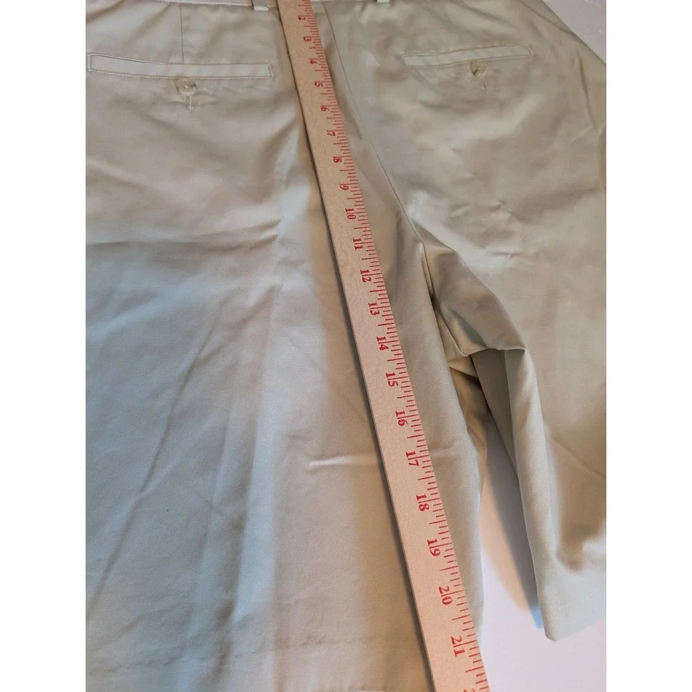Nordstrom Men's Shorts 34W Beige Smartcare Cotton Stain Resistant